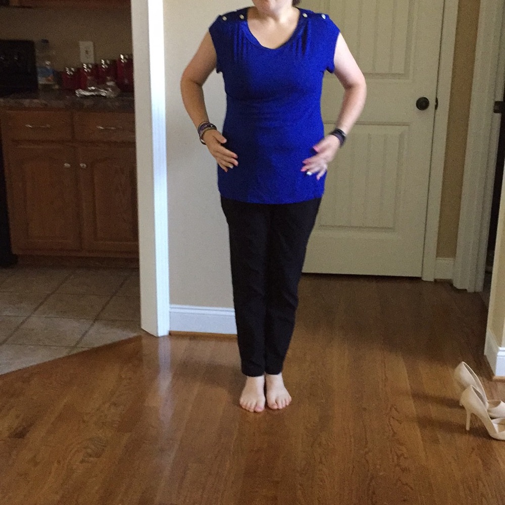 Black dress pants.